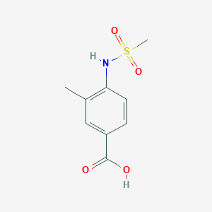 molecular formula C9H11NO4S B1644830 3-Methyl-4-(methylsulfonamido)benzoic acid CAS No. 892878-60-3