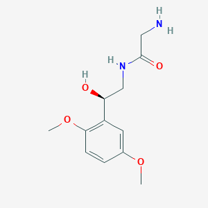 Acetamide,2-amino-n-[2-(2,5-dimethoxyphenyl)-2-hydroxyethyl]-,(r)-