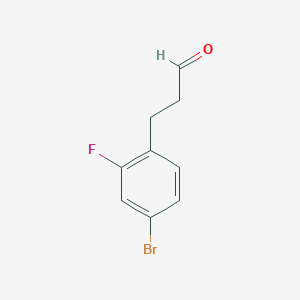 3-(4-Bromo-2-fluorophenyl)propanal