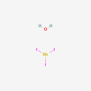 molecular formula H2I3ORh B1645146 Rhodium(III) iodide hydrate 