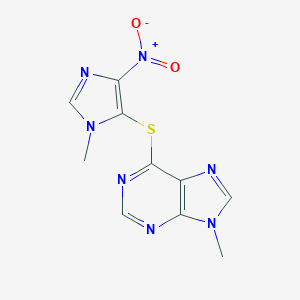 molecular formula C10H9N7O2S B164538 9-Methylazathioprine CAS No. 304441-06-3