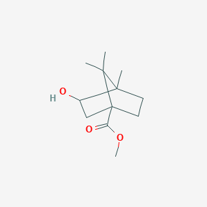 molecular formula C12H20O3 B164542 3-Hydroxy-4,7,7-trimethyl-bicyclo[2.2.1]heptane-1-carboxylic acid methyl ester CAS No. 139615-62-6