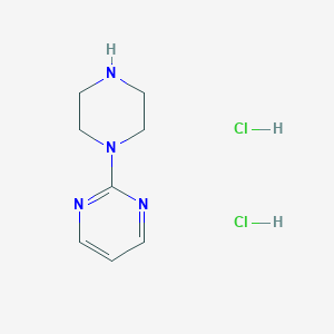 molecular formula C8H14Cl2N4 B164543 2-(1-Piperazinyl)pyrimidine dihydrochloride CAS No. 94021-22-4