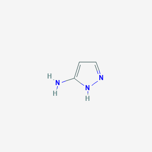 molecular formula C3H5N3 B016455 3-Aminopyrazole CAS No. 1820-80-0