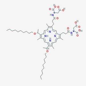 2,4-Bis(1-decyloxyethyl)deuteroporphyrinyl-6,7-bisaspartic acid