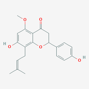 molecular formula C21H22O5 B016456 Isoxanthohumol CAS No. 521-48-2