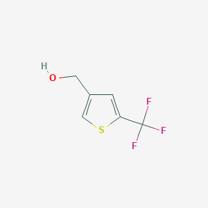 molecular formula C6H5F3OS B1645614 (5-Trifluoromethyl-thiophen-3-yl)-methanol CAS No. 1447913-56-5