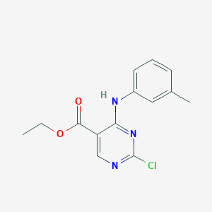 Ethyl 2-chloro-4-(m-tolylamino)pyrimidine-5-carboxylate