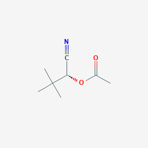 (R)-1-Cyano-2,2-dimethyl-1-propyl acetate
