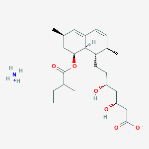molecular formula C24H41NO6 B164569 Lovastatin ammonium salt CAS No. 77550-67-5