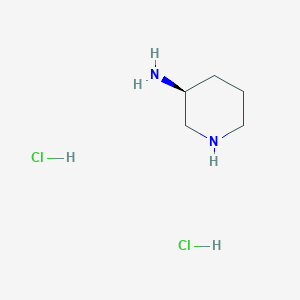 molecular formula C5H14Cl2N2 B016457 (S)-3-Aminopiperidine dihydrochloride CAS No. 334618-07-4