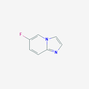 molecular formula C7H5FN2 B164572 6-Fluoroimidazo[1,2-a]pyridine CAS No. 139022-27-8