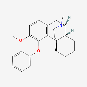molecular formula C24H29NO2 B1645902 4-Phenoxy Levomethorphan 