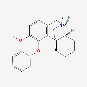 (1R,9R,10R)-4-Methoxy-17-methyl-3-phenoxy-17-azatetracyclo[7.5.3.01,10.02,7]heptadeca-2(7),3,5-triene