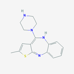molecular formula C16H18N4S B164593 Desmethylolanzapine CAS No. 161696-76-0