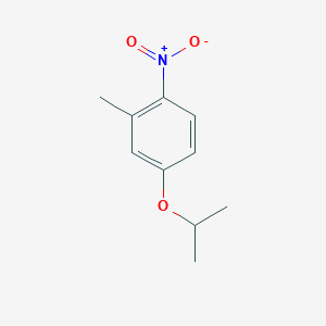 molecular formula C10H13NO3 B1645974 4-Isopropoxy-2-methyl-1-nitrobenzene 