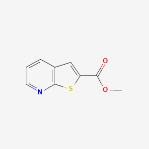 molecular formula C9H7NO2S B1646002 Methyl thieno[2,3-b]pyridine-2-carboxylate CAS No. 154650-88-1