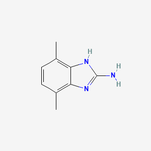 molecular formula C9H11N3 B1646003 4,7-dimethyl-1H-Benzimidazol-2-amine 