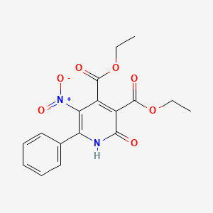 Diethyl 2-hydroxy-5-nitro-6-phenylpyridine-3,4-dicarboxylate