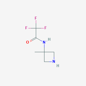 2,2,2-trifluoro-N-(3-methylazetidin-3-yl)acetamide