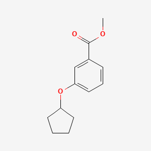 molecular formula C13H16O3 B1646032 Methyl 3-(cyclopentyloxy)benzoate 