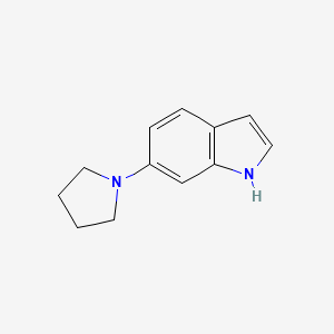 6-pyrrolidin-1-yl-1H-indole