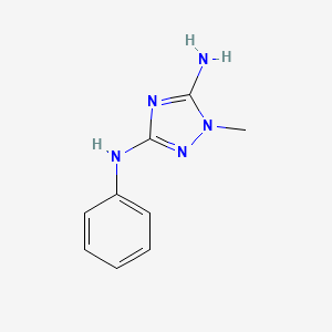 1-methyl-N3-phenyl-1H-1,2,4-triazole-3,5-diamine