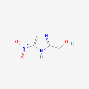 molecular formula C4H5N3O3 B1646099 4-Nitro-1H-imidazole-2-methanol 