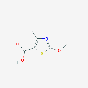 molecular formula C6H7NO3S B164610 2-甲氧基-4-甲基-1,3-噻唑-5-羧酸 CAS No. 126909-38-4