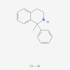 molecular formula C16H18ClN B164611 1-Methyl-1-phenyl-1,2,3,4-tetrahydroisoquinoline CAS No. 126114-66-7