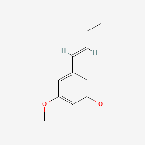 molecular formula C12H16O2 B1646122 1-[(E)-but-1-enyl]-3,5-dimethoxybenzene 