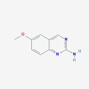 molecular formula C9H9N3O B1646136 6-Methoxyquinazolin-2-amine 
