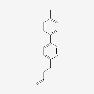 molecular formula C17H18 B1646197 4-(3-Buten-1-yl)-4'-methylbiphenyl CAS No. 117713-14-1