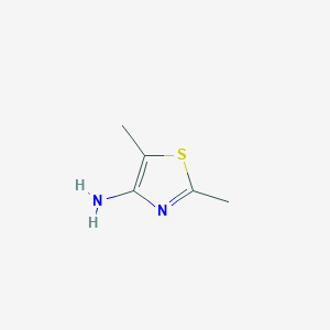 molecular formula C5H8N2S B1646252 4-Thiazolamine,2,5-dimethyl- 