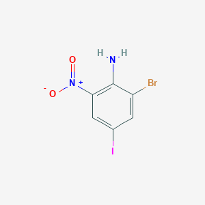 molecular formula C6H4BrIN2O2 B1646266 2-Bromo-4-iodo-6-nitroaniline 