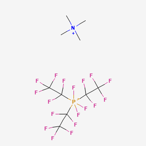 molecular formula C10H12F18NP B1646321 Tetramethylammonium tris(pentafluorophosphate 