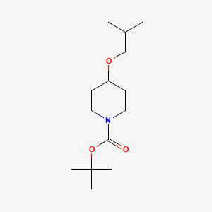 molecular formula C14H27NO3 B1646322 1-Boc-4-isobutoxypiperidine 