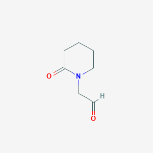 1-Piperidineacetaldehyde, 2-oxo-