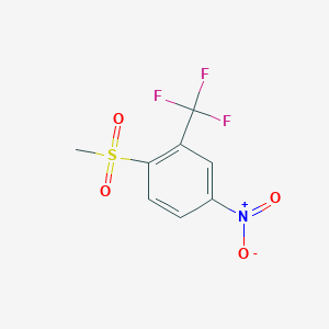 1-(Methylsulphonyl)-4-nitro-2-(trifluoromethyl)benzene