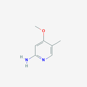 molecular formula C7H10N2O B1646337 4-Methoxy-5-methyl-pyridin-2-ylamine CAS No. 1227596-27-1