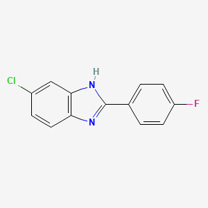 6-chloro-2-(4-fluorophenyl)-1H-benzimidazole