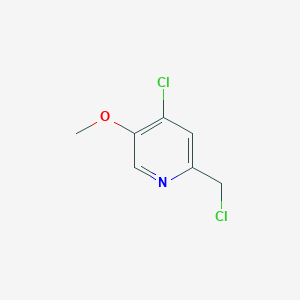 4-Chloro-2-(chloromethyl)-5-methoxypyridine