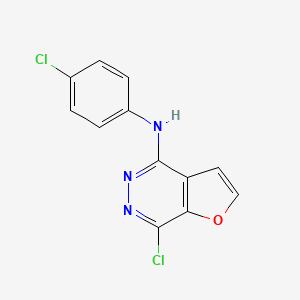 7-chloro-N-(4-chlorophenyl)furo[2,3-d]pyridazin-4-amine