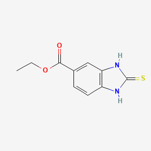 Ethyl 2-mercaptobenzimidazole-5-carboxylate