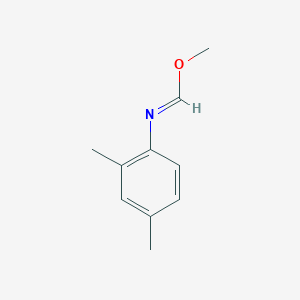 molecular formula C10H13NO B1646411 Methyl (2,4-dimethylphenyl)imidoformate 