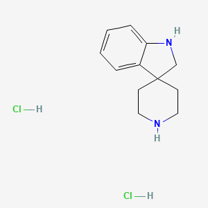 molecular formula C12H18Cl2N2 B1646423 Spiro[indoline-3,4'-piperidine] dihydrochloride 