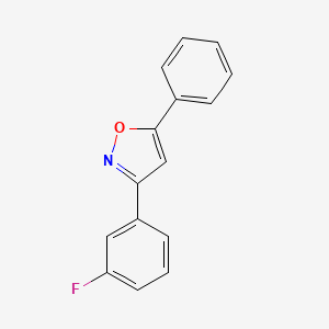 3-(3-Fluorophenyl)-5-phenyl-1,2-oxazole