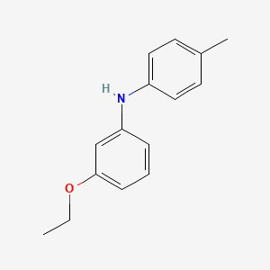 molecular formula C15H17NO B1646595 N-p-tolyl-m-phenetidine 