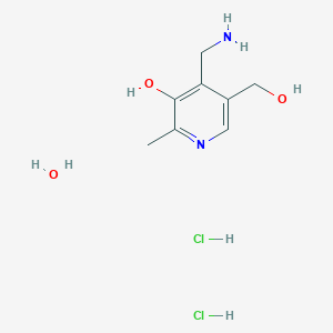 molecular formula C8H16Cl2N2O3 B1646658 Pyridoxamine dihydrochloride monohydrate CAS No. 58052-48-5