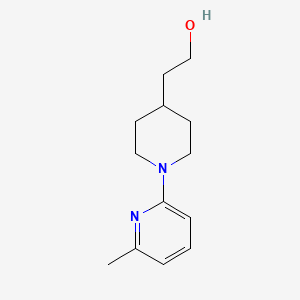 molecular formula C13H20N2O B1646689 2-(1-(6-Methylpyridin-2-yl)piperidin-4-yl)ethanol 